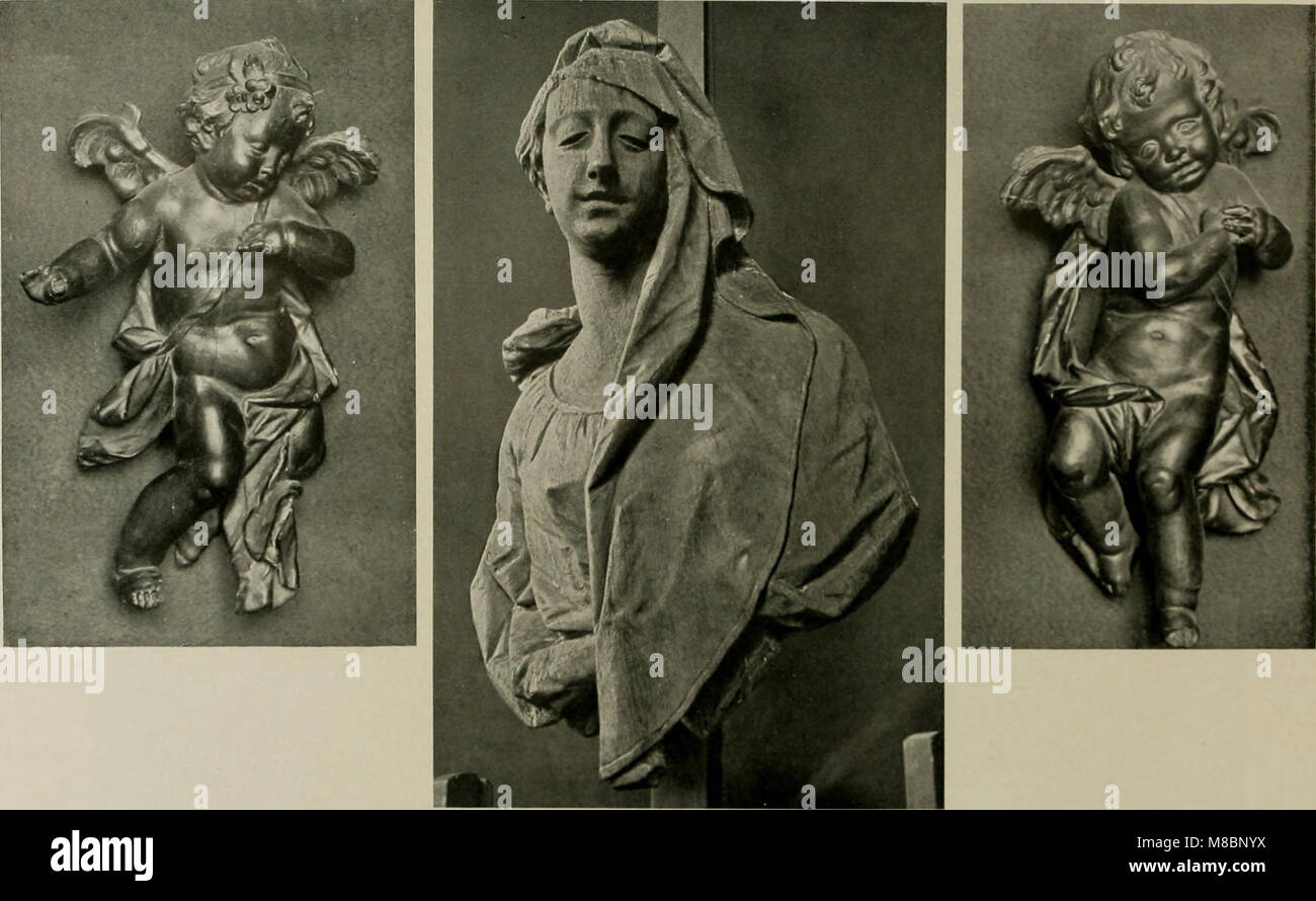Cette publication de 1914 sur l'art baroque et rococo allemand a été publiée après l'exposition du siècle sur l'art allemand de 1650 à 1800 à Darmstadt, mettant en lumière les développements et les œuvres d'art significatives de ces deux périodes artistiques. Banque D'Images