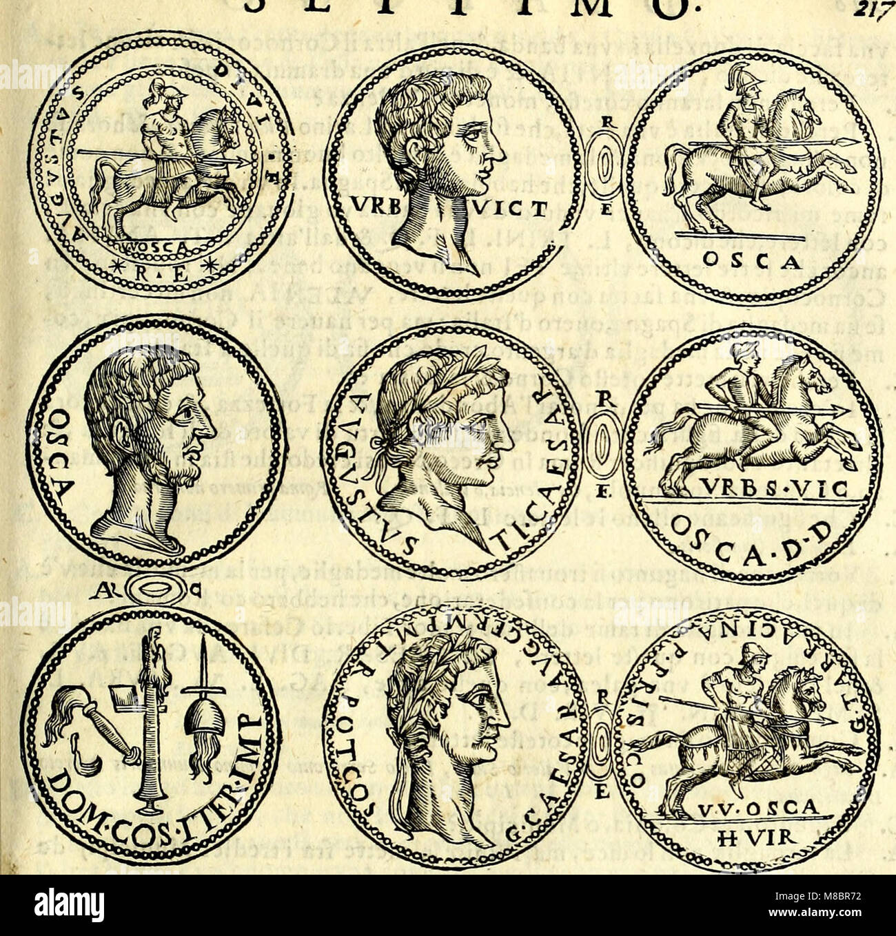 Dialoghi di don Antonio Agostini archivescovo di Taracona, intorno alle medaglie, inscrittioni, et altre antichità (1625) (14770783733) Banque D'Images