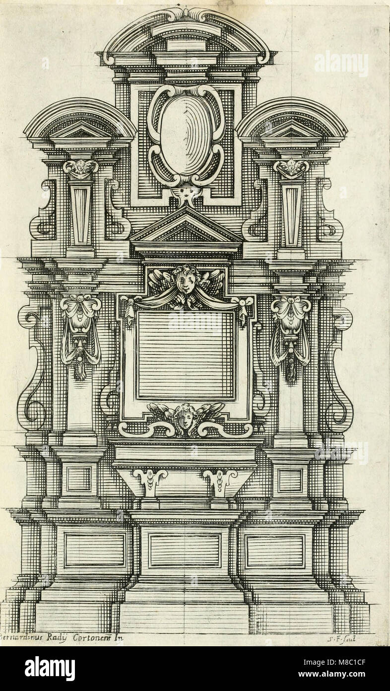 Varii disegni di depositi o' sepulcri (1619) (14802370583) Banque D'Images