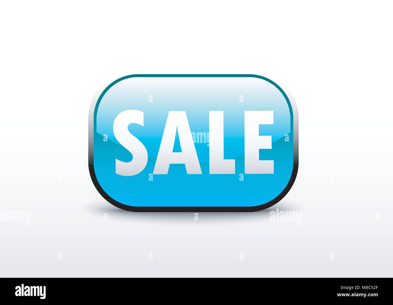 Vecteur de vente design design bouton Illustration de Vecteur