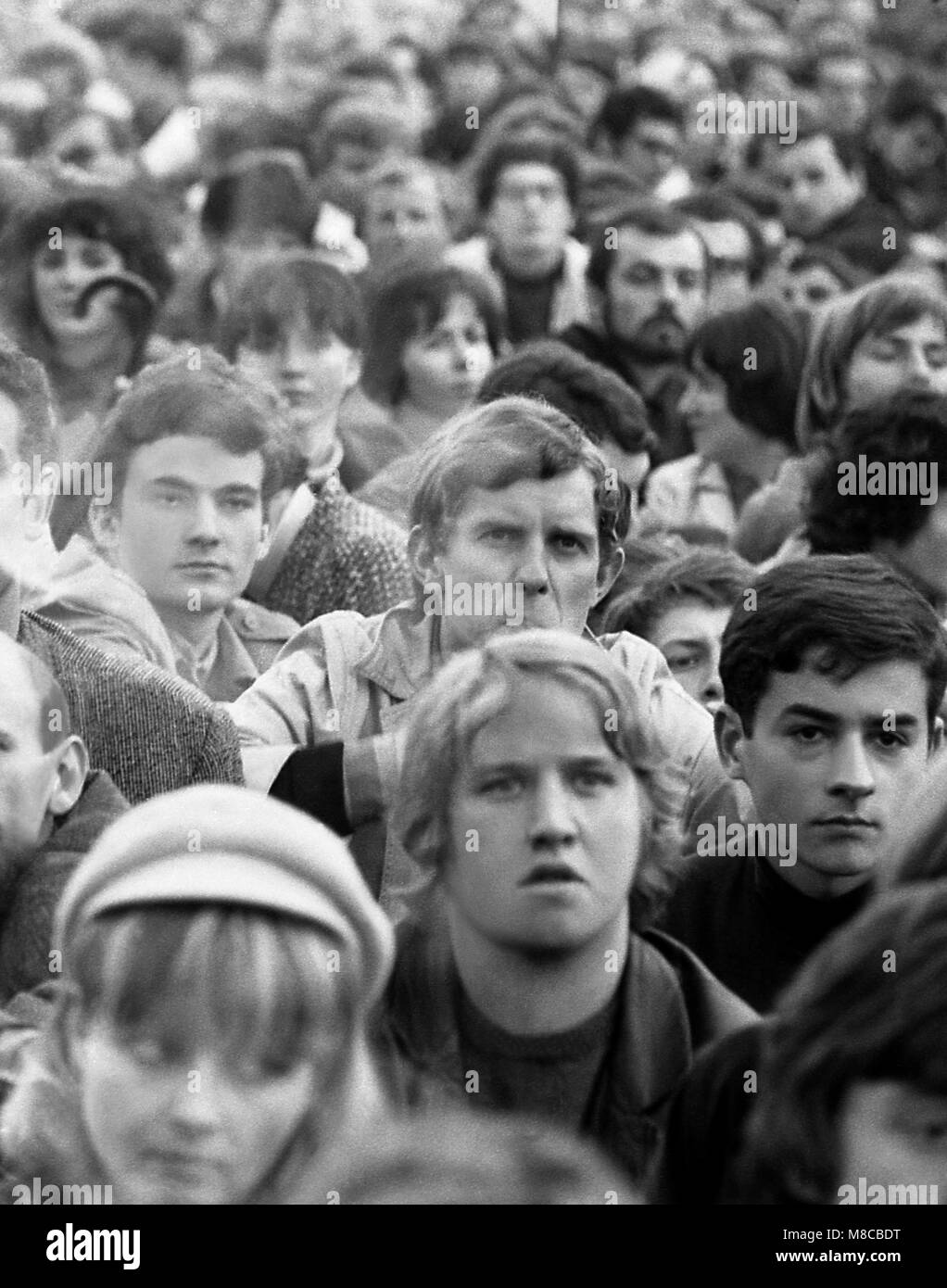 Philippe Gras / Le Pictorium - Mai 1968 - 1968 - France / Ile-de-France (région) / Paris - stade Charlety, 1968 Banque D'Images