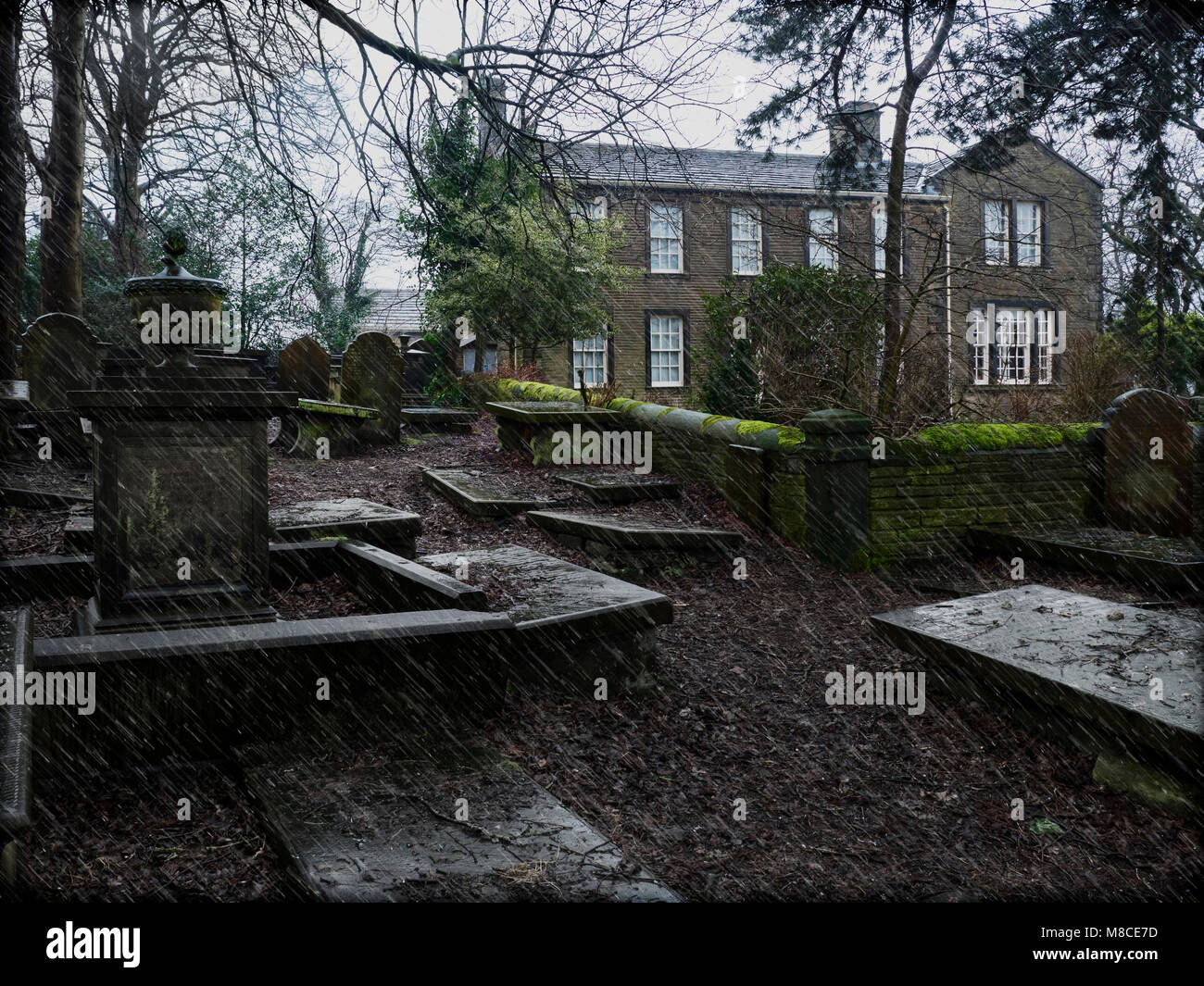 Bronte Parsonage Haworth West Yorkshire Banque D'Images