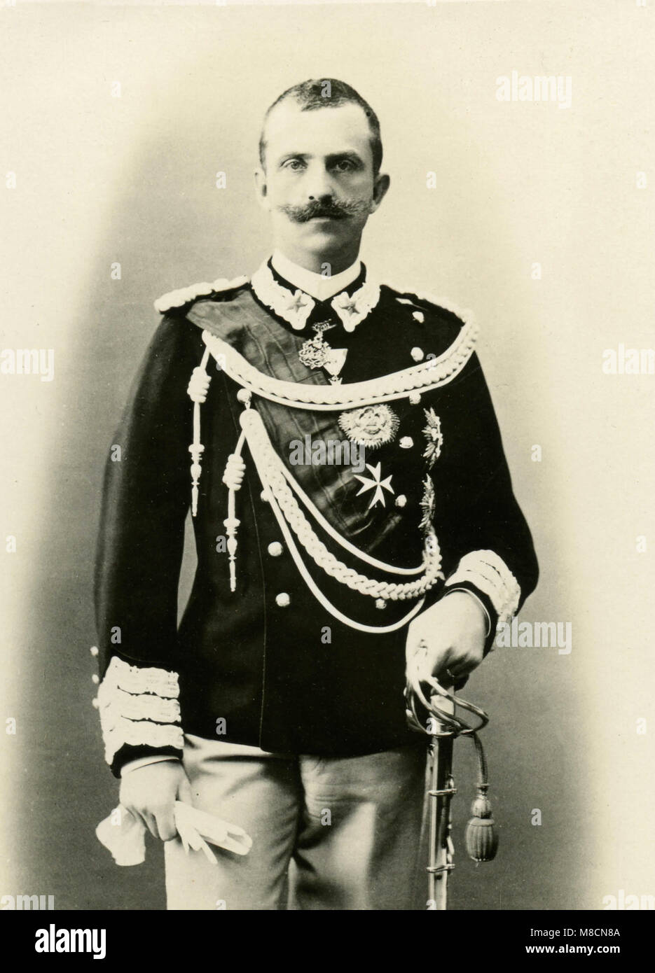 Victor Emmanuel III, roi d'Italie, 1900 Banque D'Images