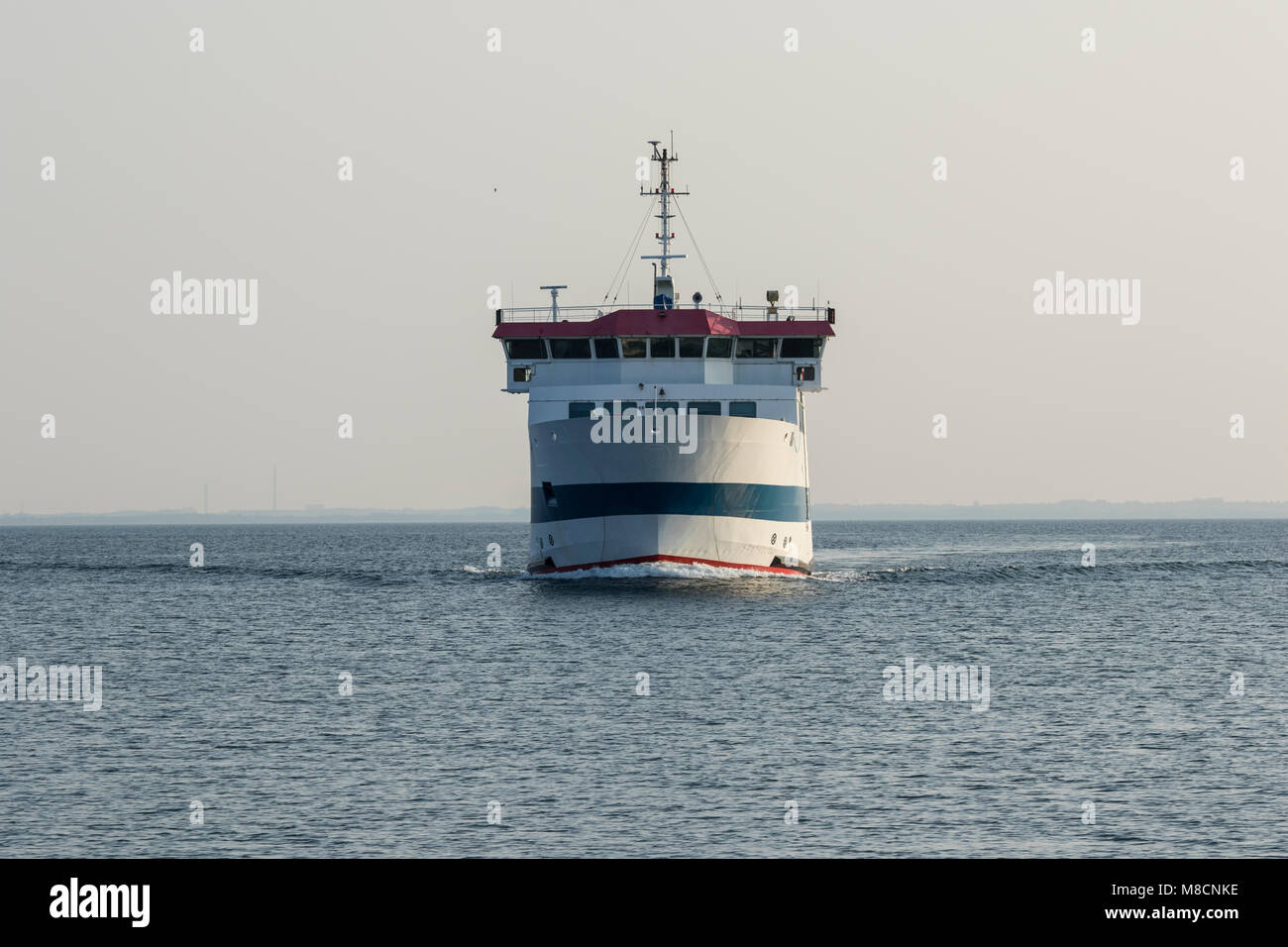 Sejrø ferry en mer Banque D'Images