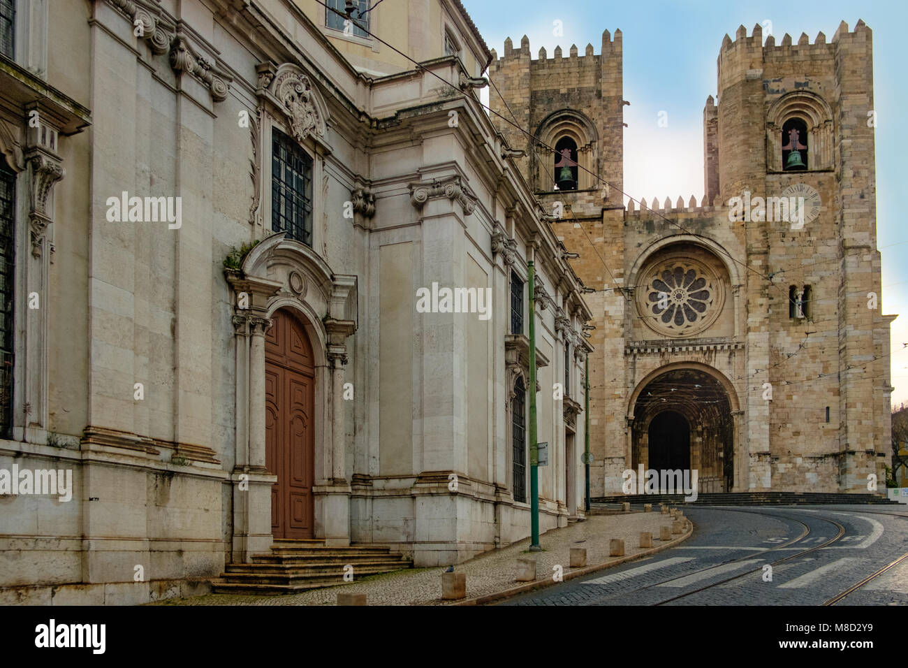Se de Lisbonne, la cathédrale de Santa Maria Banque D'Images