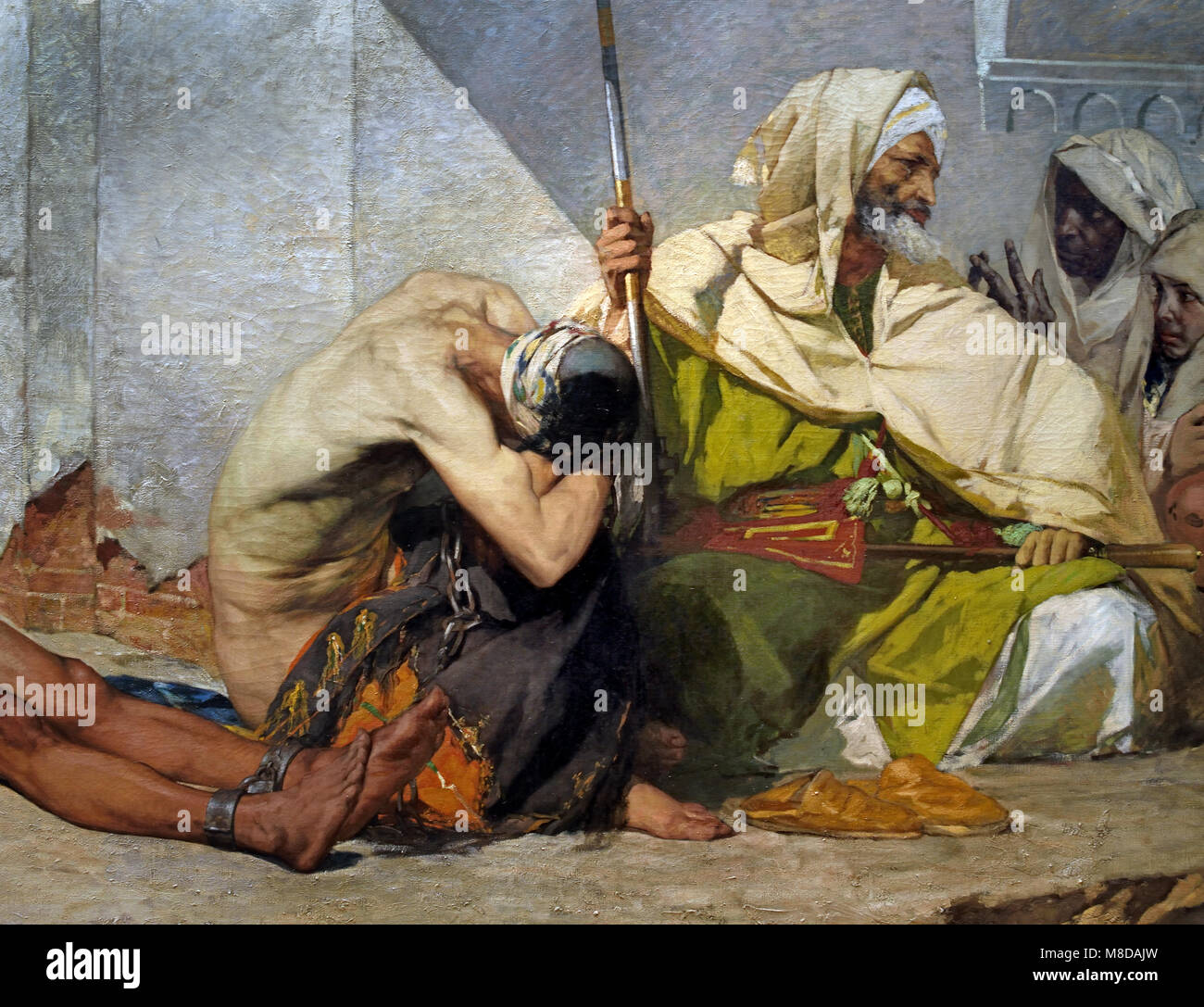 Prisonniers marocains 1875 Jean Joseph Benjamin Constant - Benjamin Constant 1845 - 1902, France, Français Banque D'Images