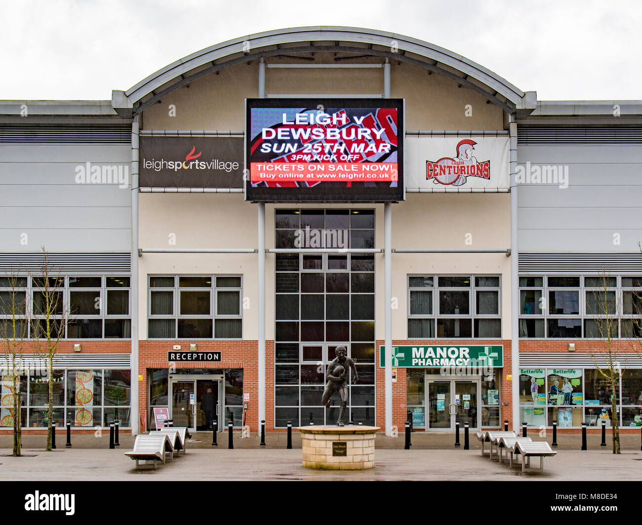 Manoir de la pharmacie, Leigh Sports Village, Leigh, Lancashire Banque D'Images