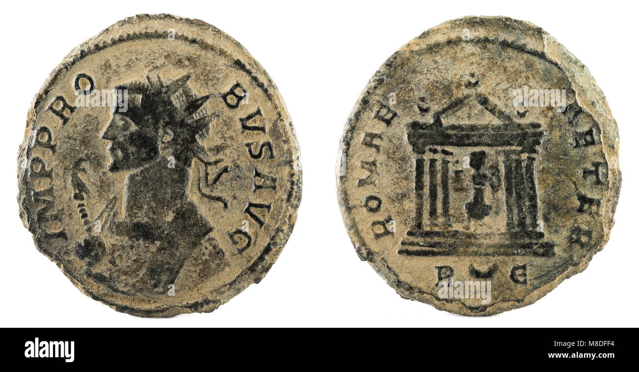 Monnaie romaine Billon ARGENTÉ Marcus Aurelius Probus, 276-282 AD
