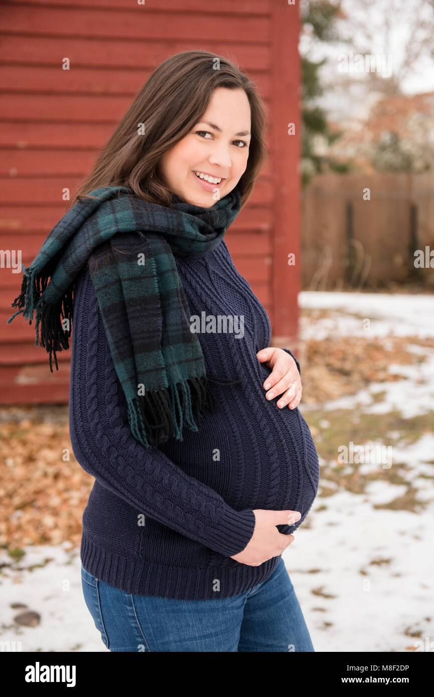 Portrait de femme enceinte Banque D'Images Portrait de femme enceinte Banque D'Images