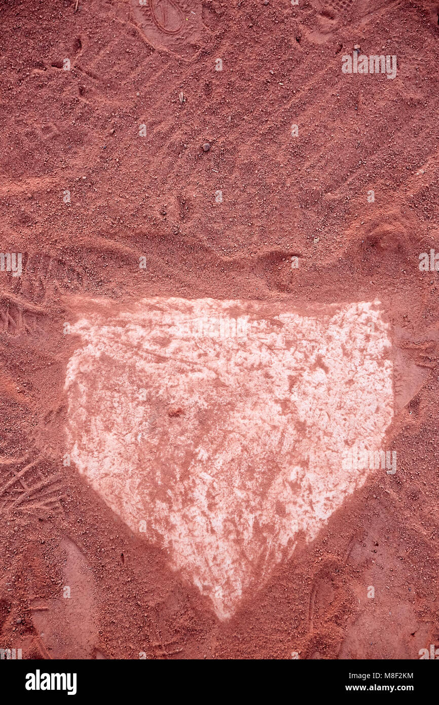 USA, Arizona, vue de dessus de la poussière de diamant de base-ball Banque D'Images