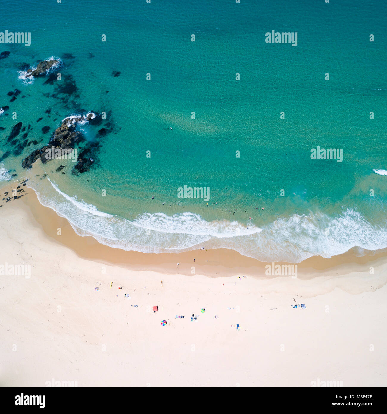 L'Australie, Nouvelle Galles du Sud, de la mer et de la plage, de Bermagui Banque D'Images