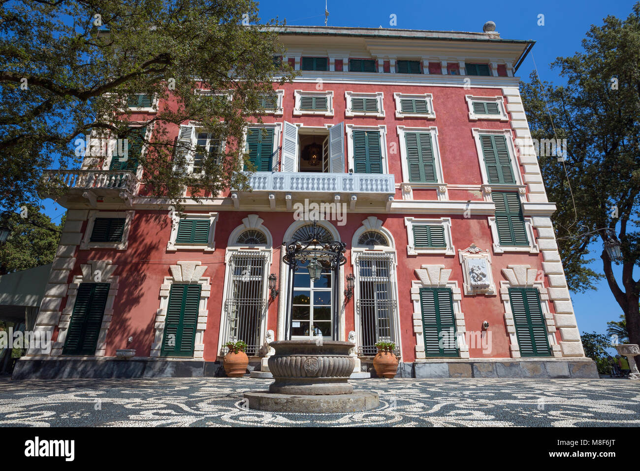 Villa Durazzo-Centurione à Santa Margherita Ligure, province de Gênes, ligurie, italie Banque D'Images