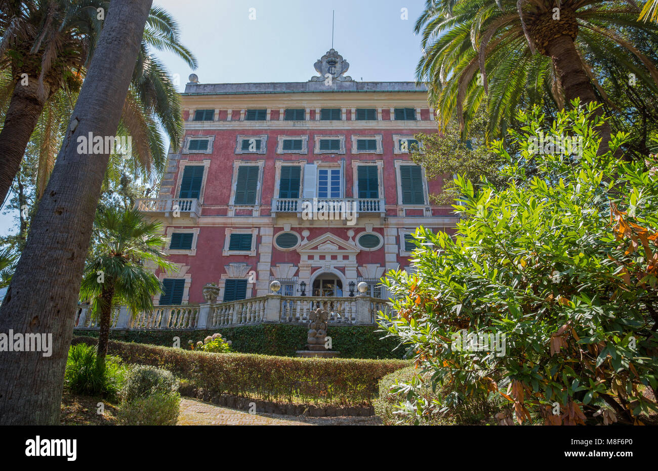 Villa Durazzo-Centurione à Santa Margherita Ligure, province de Gênes, ligurie, italie Banque D'Images