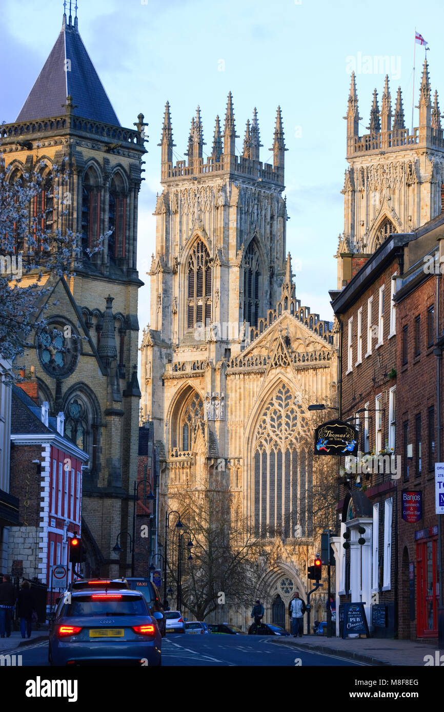 La cathédrale de York York Yorkshire Angleterre Banque D'Images