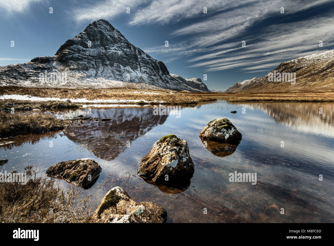 Lochan na Fola, Glen Coe, Ecosse Banque D'Images