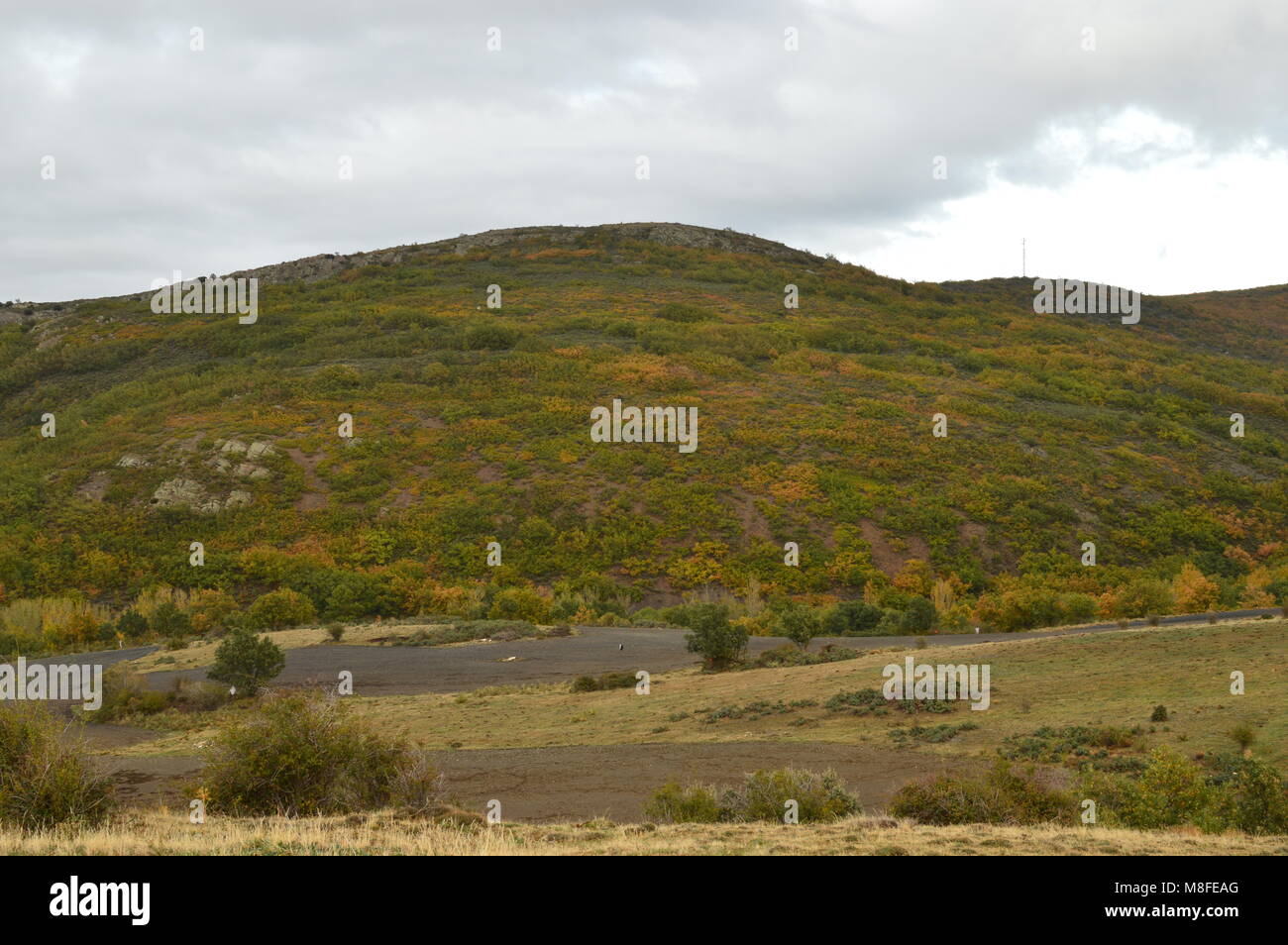 De belles montagnes et domaine de Ségovie. Voyage Vacances Paysages 21 octobre 2017. Becerril Ségovie Castilla Leon Espagne. Banque D'Images