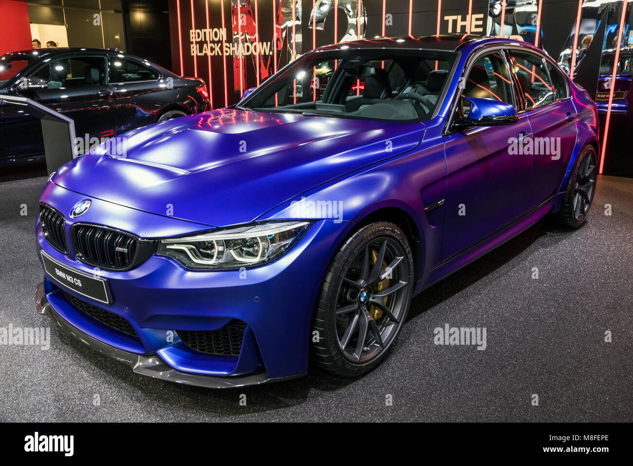 Genève, SUISSE - Le 7 mars 2018 : BMW M3 CS location présenté à la 88e Salon  International de l'Automobile de Genève Photo Stock - Alamy