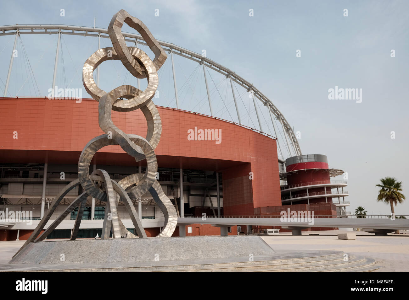 Khalifa International Stadium dans l'Aspire Zone, Doha, Qatar Banque D'Images