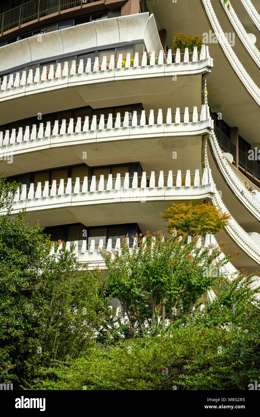 Watergate Complex, New Hampshire & Virginia Avenue NW, Washington DC Banque D'Images