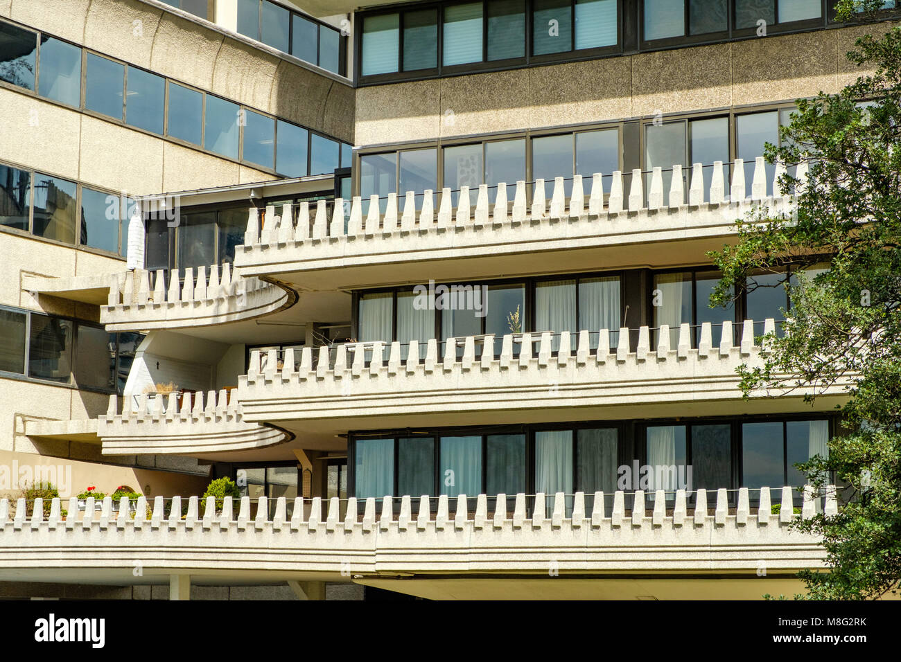 Watergate Complex, New Hampshire & Virginia Avenue NW, Washington DC Banque D'Images