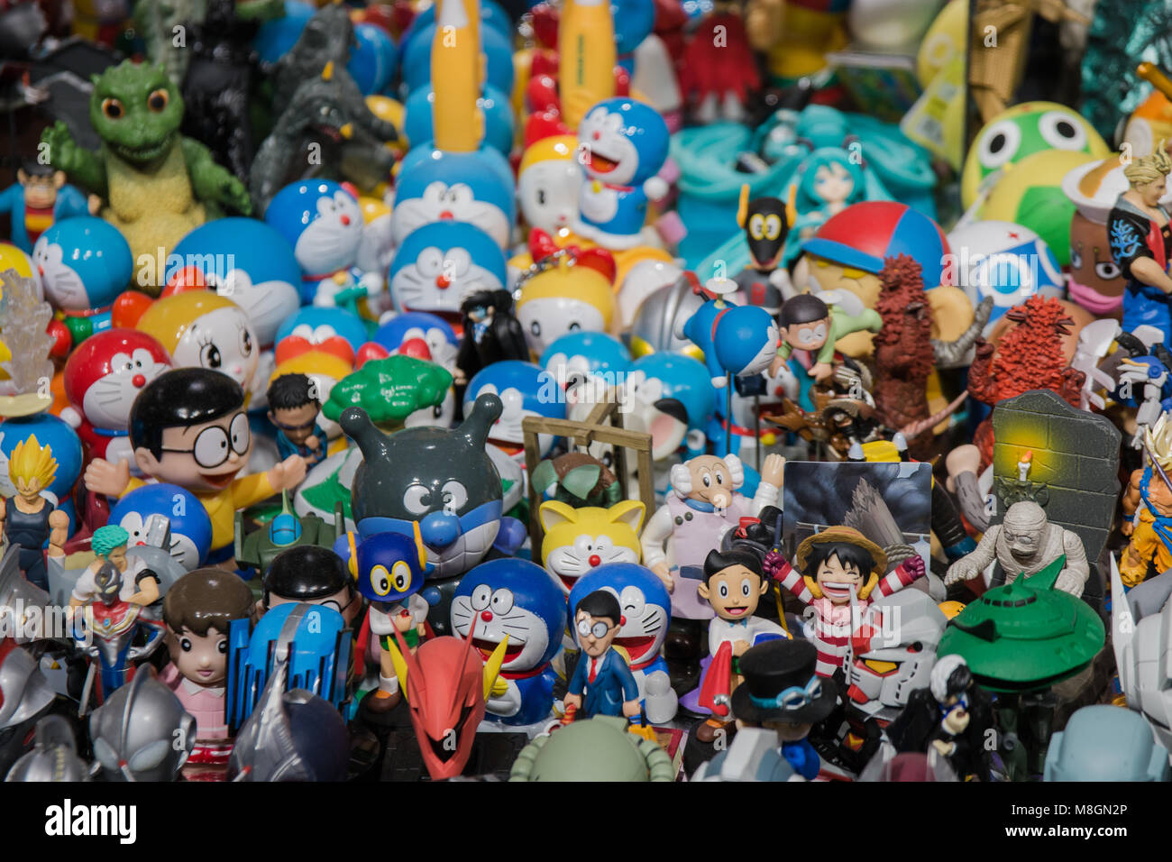 Exposition des oeuvres de Takashi Murakami, Garage Museum, le 6 janvier 2018, la Russie Moscou Banque D'Images