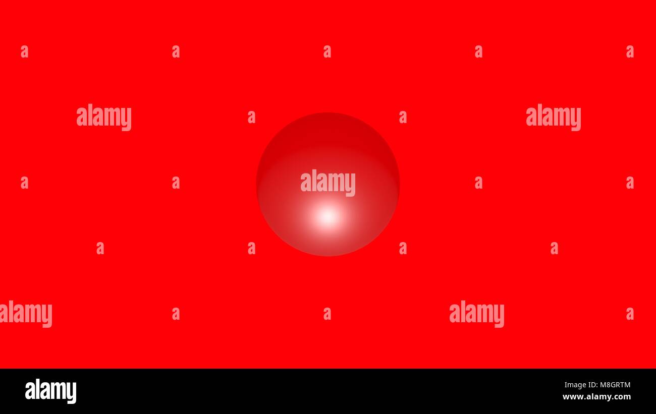 Boule rouge Banque D'Images Boule rouge Banque D'Images