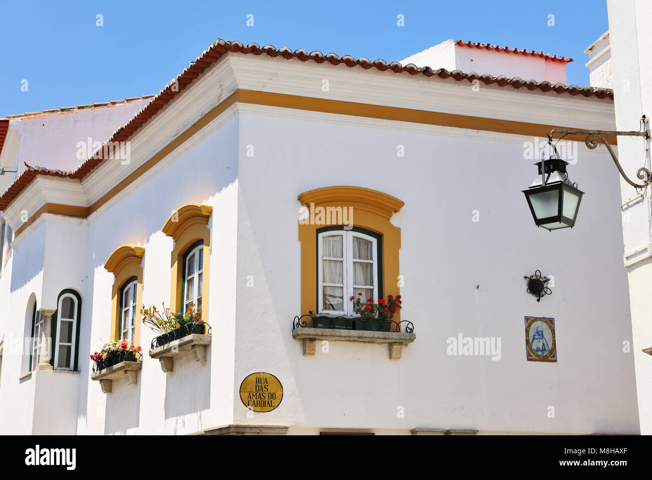 Centre historique d'Évora, un site classé au patrimoine mondial. Portugal Banque D'Images