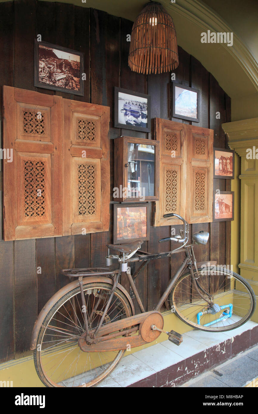 La Thaïlande, Phuket, Phuket Town, maison, scène de rue, architecture, patrimoine Banque D'Images
