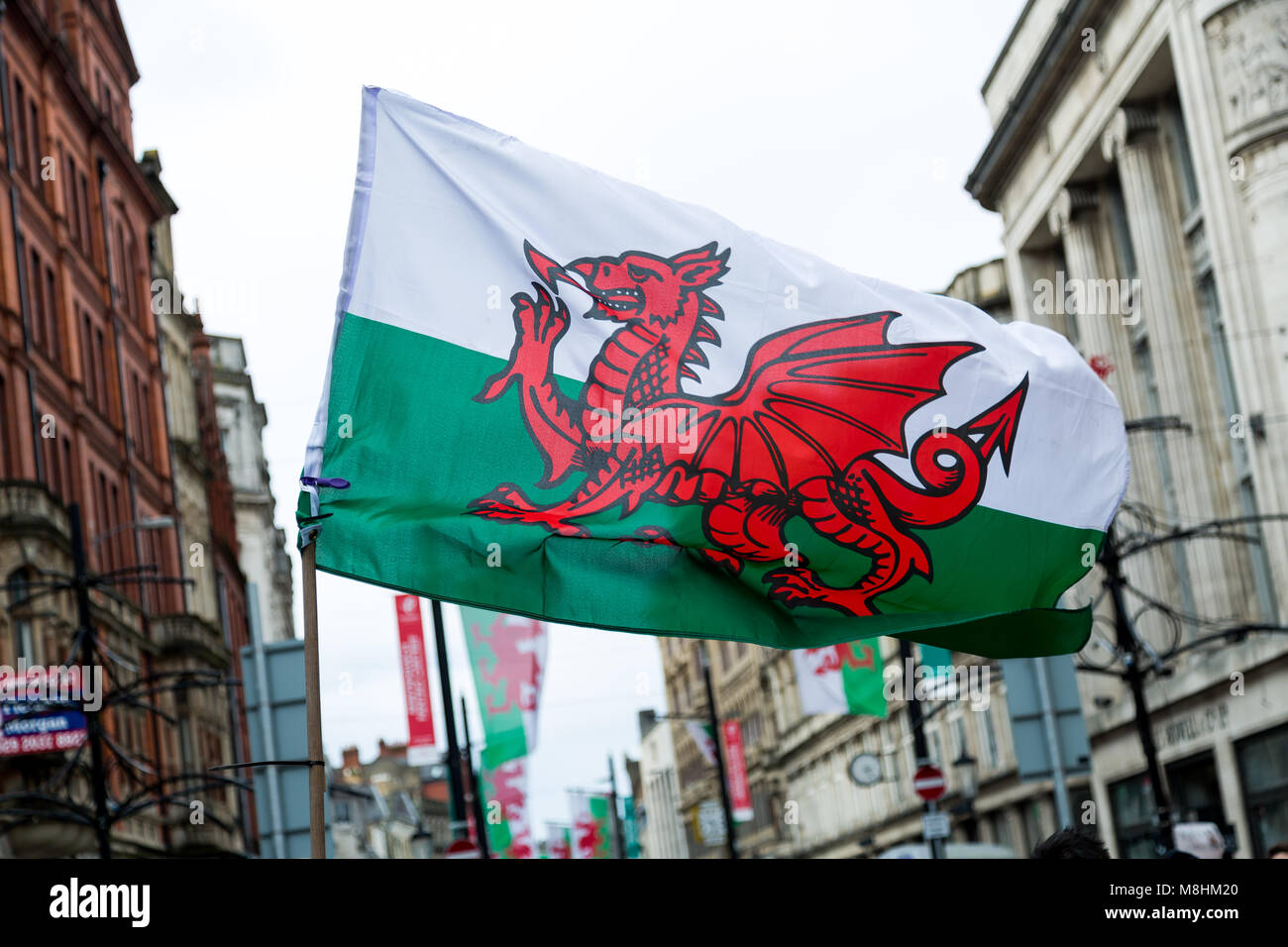 6 Nations 2018 Pays de Galles contre la France au Millennium Stadium de Cardiff, capitale du Pays de Galles Banque D'Images