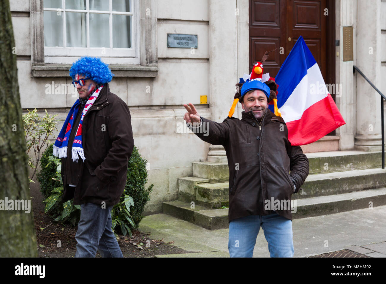 6 Nations 2018 Pays de Galles contre la France au Millennium Stadium de Cardiff, capitale du Pays de Galles Banque D'Images