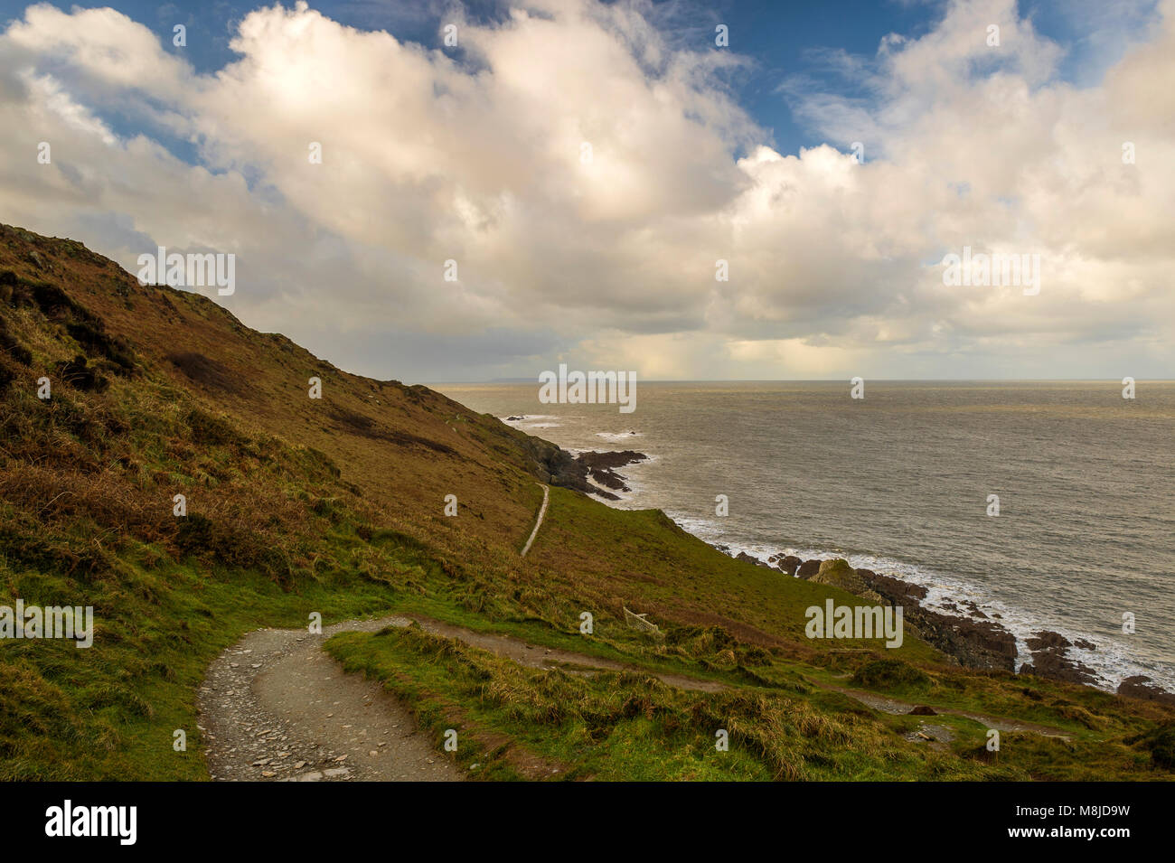 Great British Paysages - Côte Nord du Devon (Rockham Bay) Banque D'Images