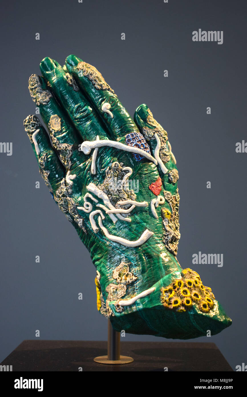 Damien Hirst une sculpture à l'exposition "Trésors de l'épave de l'incroyable', Palazzo di Grassi et de la Punta della Dogana, Venise, Italie Banque D'Images