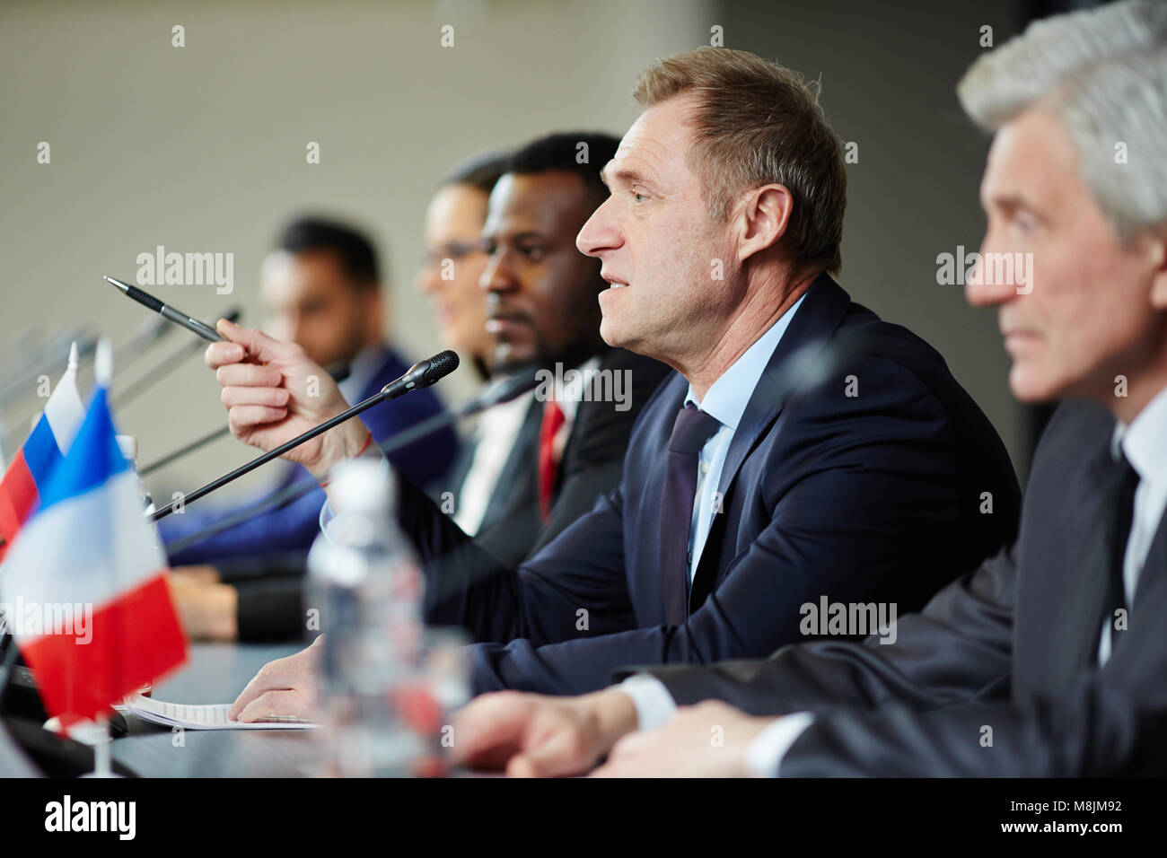 Homme politique générale Banque D'Images