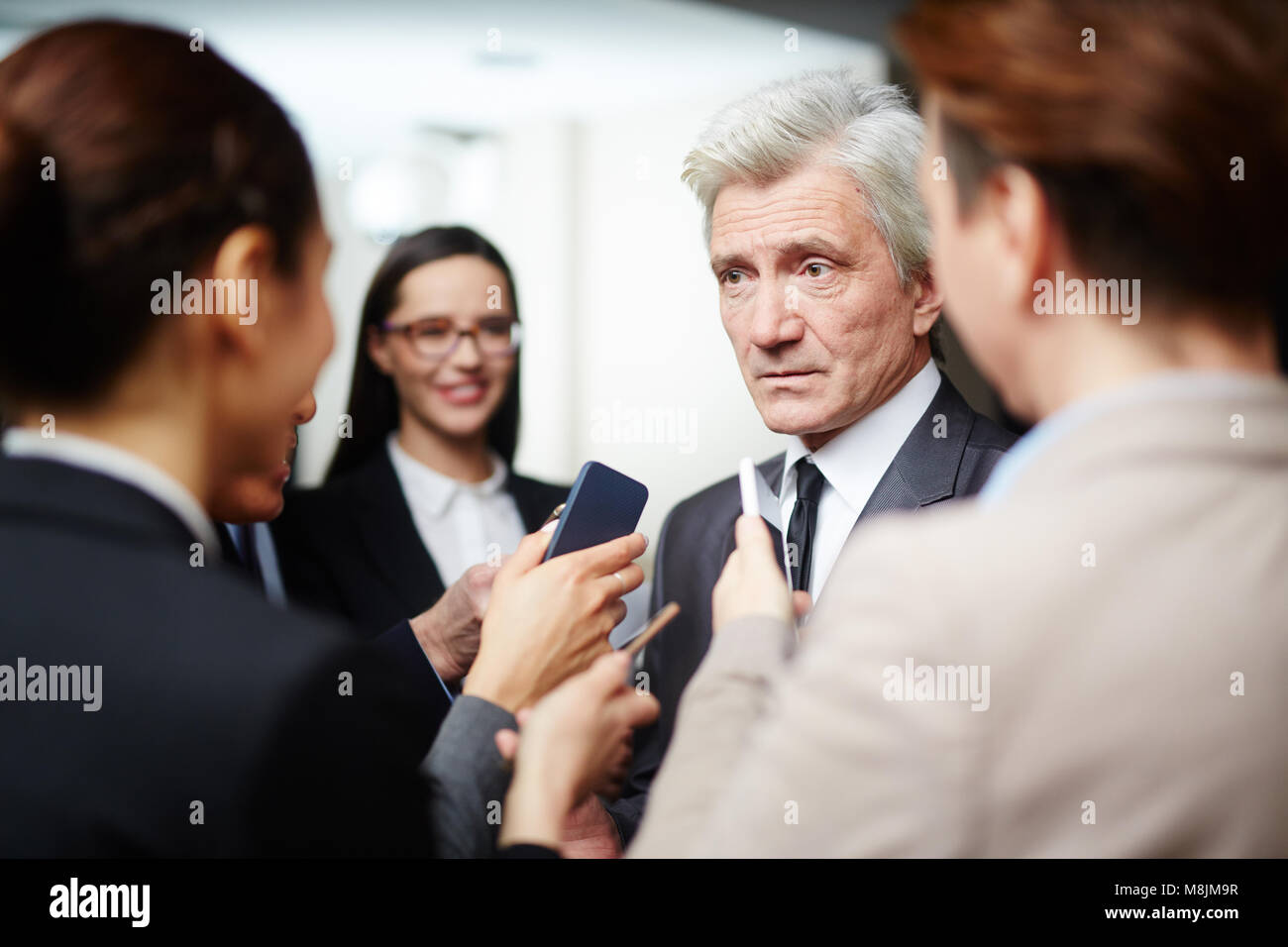 Conférence de presse Banque D'Images