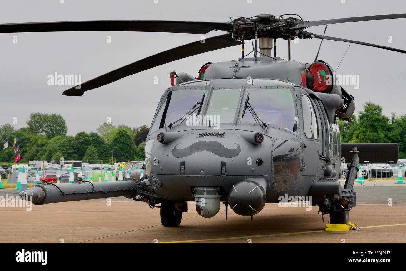 USAF HH-60G Pave Hawk en exposition statique au Royal International Air Tattoo 2017 Banque D'Images