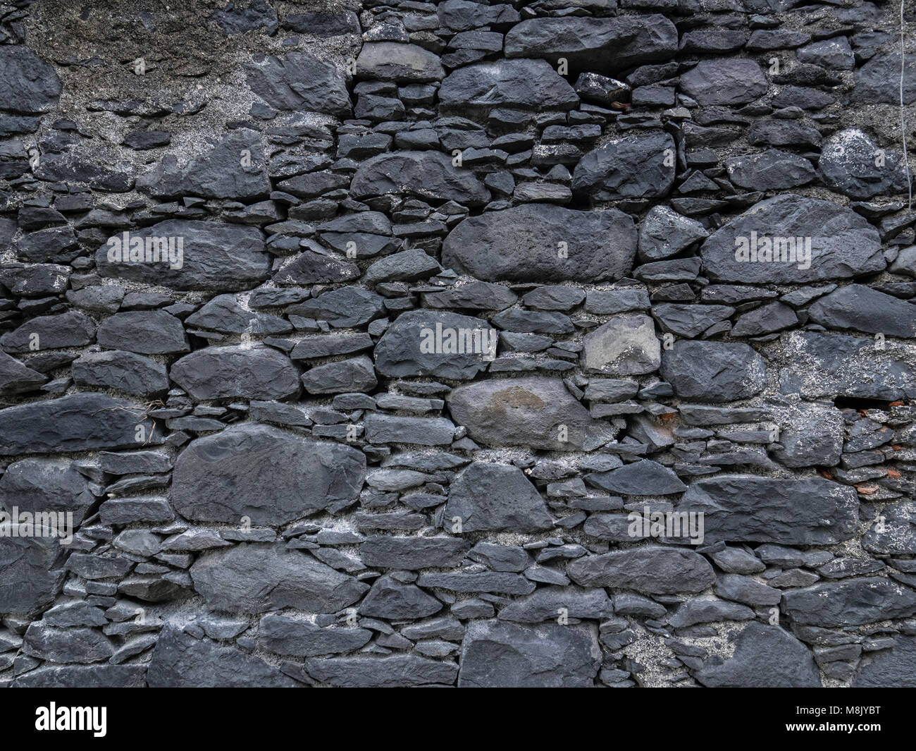 Contexte : le vieux mur de pierre Banque D'Images