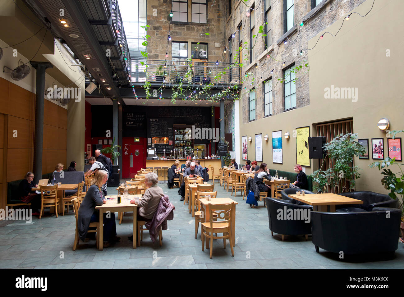 Saramago Cafe, CCA, Glasgow, Royaume-Uni Banque D'Images