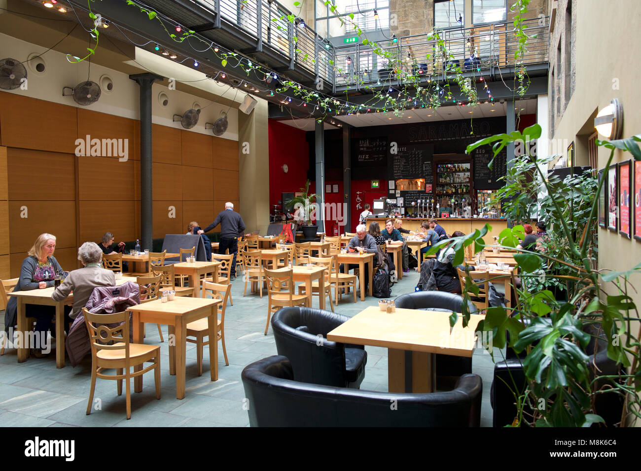 Saramago Cafe, CCA, Glasgow, Royaume-Uni Banque D'Images