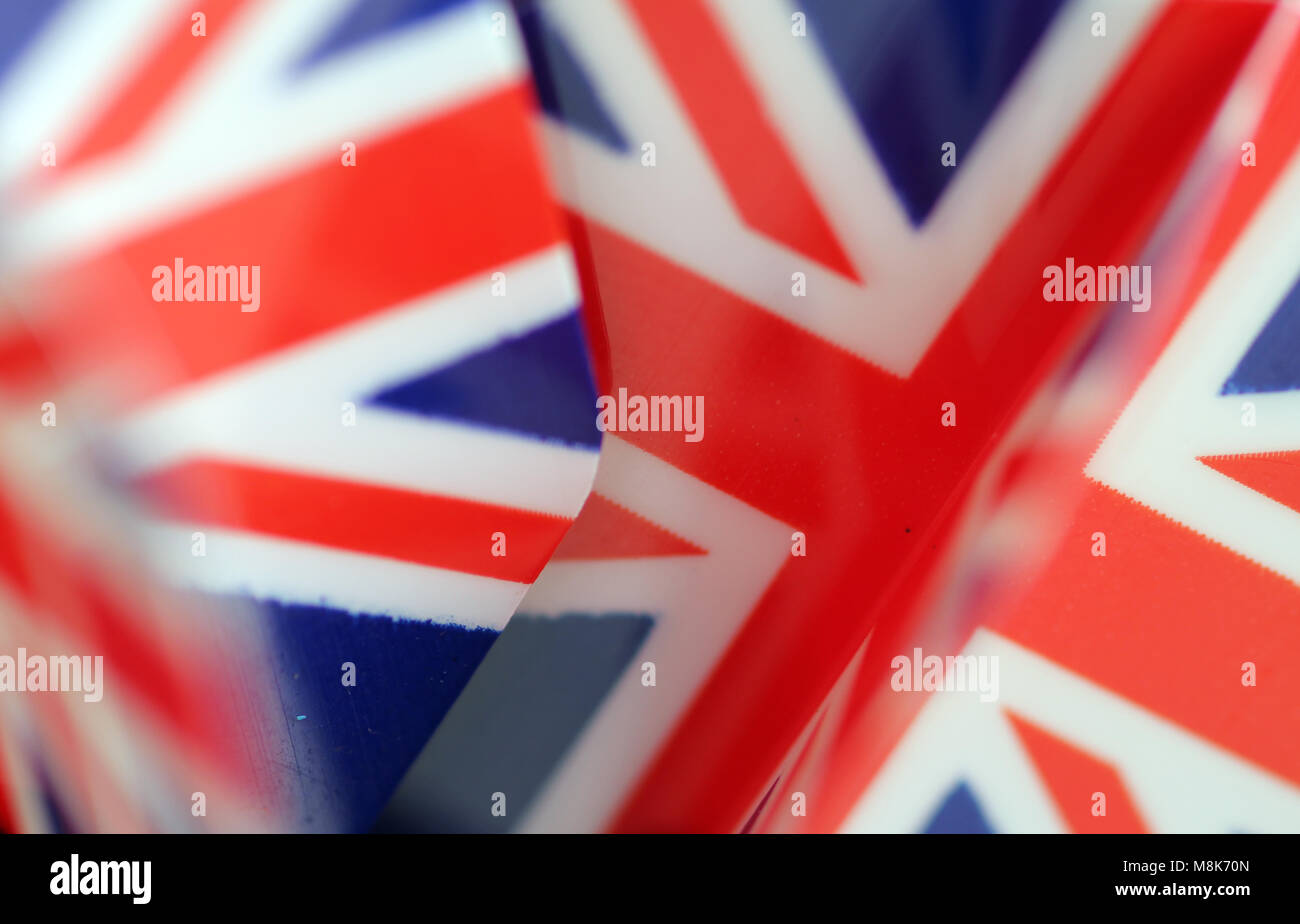 Union jack vols dart Banque D'Images