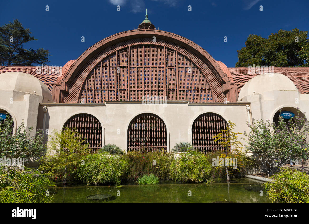 Bâtiment de botanique, Balboa Park, San Diego, California, USA Banque D'Images