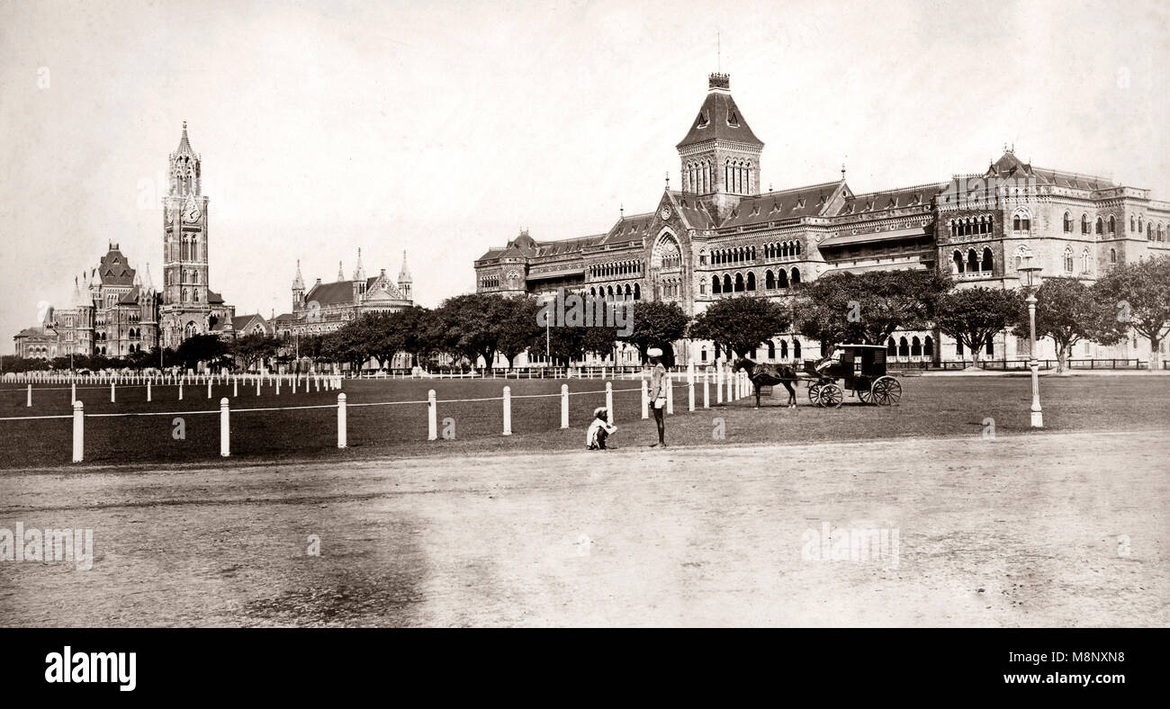 C.1880 - voir l'Inde, de Calcutta Kolkata Banque D'Images