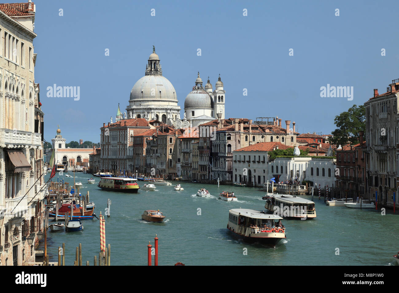 Le Grand Canal de Venise. Italie Banque D'Images