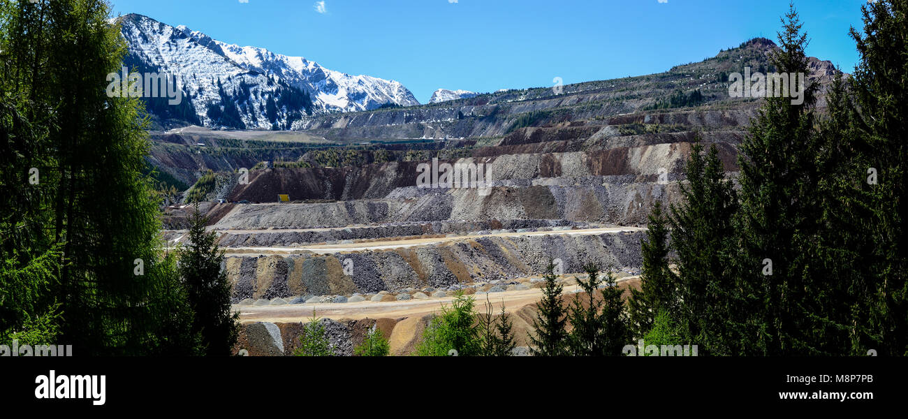 Erzberg in der Bucht Banque D'Images