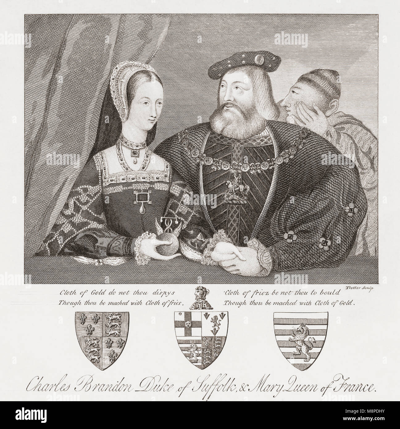 Marie Tudor et Charles Brandon. Marie Tudor, 14961533, Reine de France