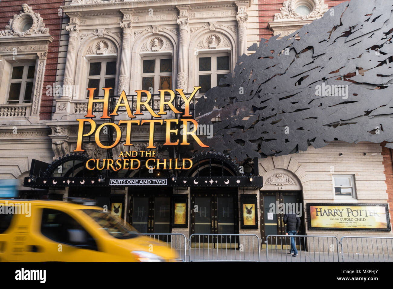 "Harry Potter et l'enfant maudit' Chapiteau au Lyric Theatre à Times Square, New York City, USA Banque D'Images