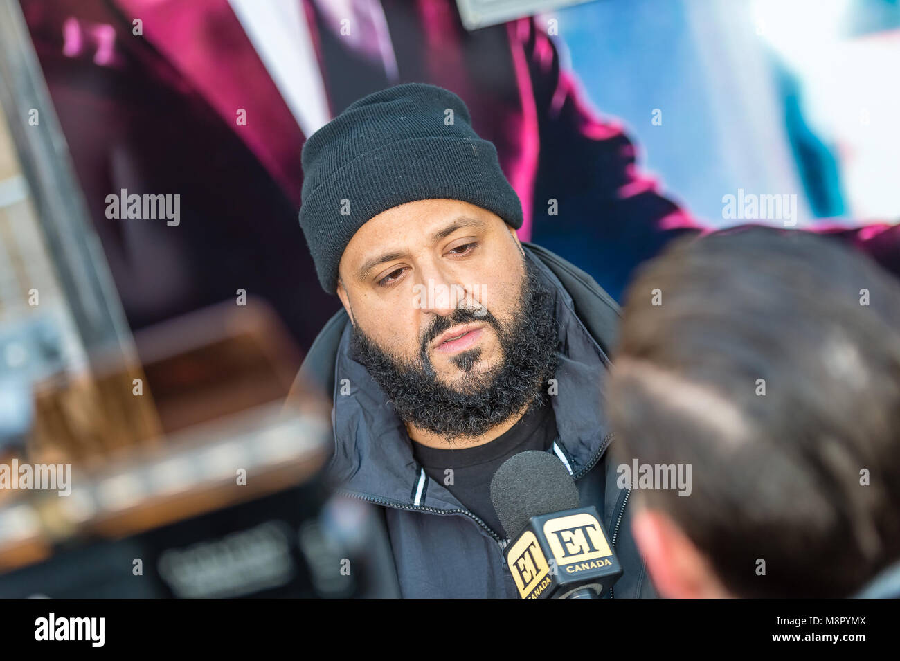 Toronto, Can. Mar 19, 2018. DJ Khaled décrites comme des Observateurs de Poids et DJ Khaled Khaled actuelle Cuisine du Tour au Roundhouse Park à Toronto, Canada le 19 mars 2018. Credit : Lu Chau/Photagonist Punch/media/Alamy Live News Banque D'Images