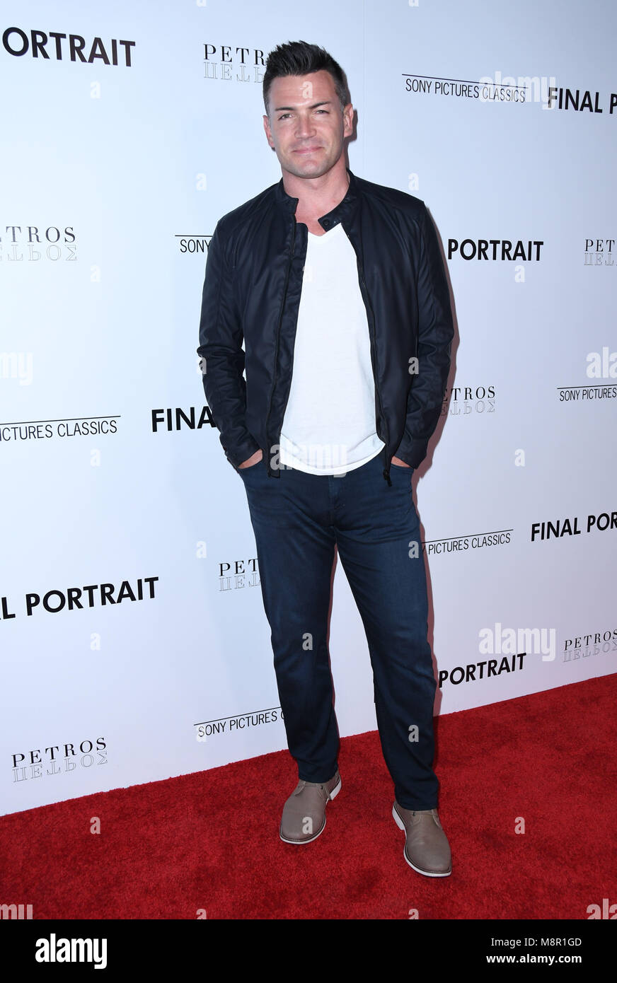 West Hollywood, CA, USA. Mar 19, 2018. 19 mars 2018 - West Hollywood, Californie - Aiden Turner. ''Portrait'' finale Los Angeles projection spéciale organisée au Pacific Design Center. Crédit photo : Birdie Thompson/AdMedia Crédit : Birdie Thompson/AdMedia/ZUMA/Alamy Fil Live News Banque D'Images