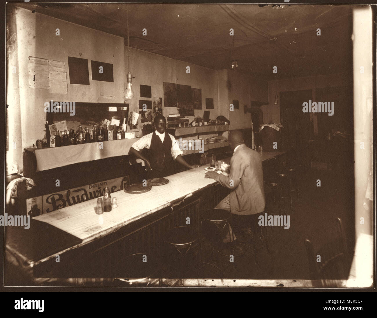 African American Cafe, Norfolk, Virginie, 1919 Banque D'Images