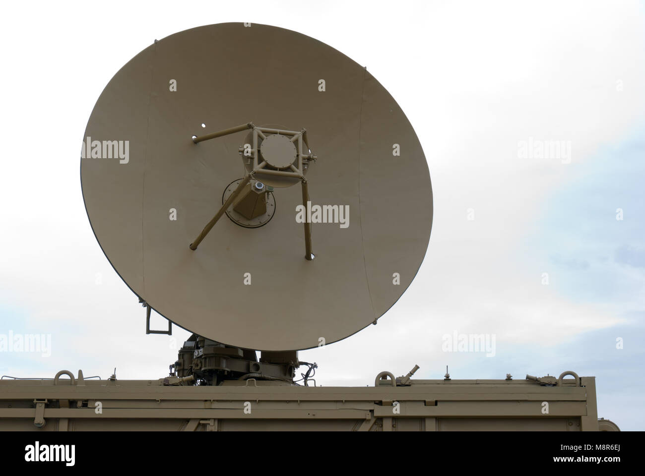 L'antenne du radar militaire dans le salon MAKS 2011 Banque D'Images