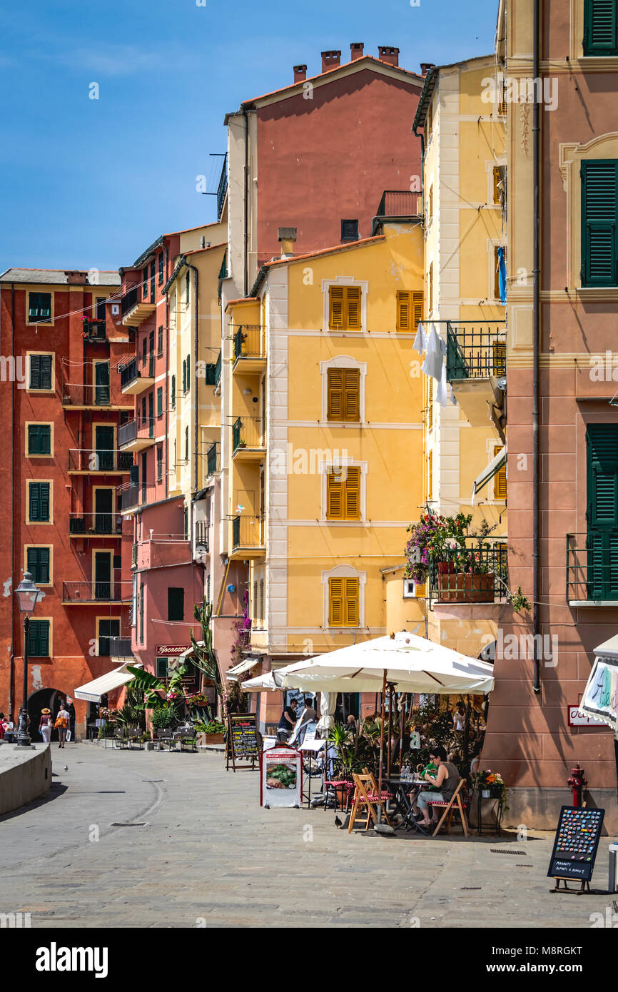 Les couleurs de Camogli - Ligurie - Italie Banque D'Images